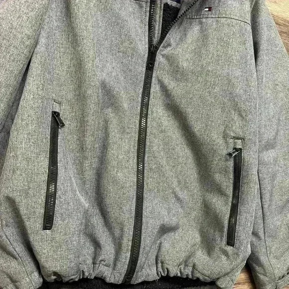 Tommy Hilfiger Gray Casual Sporty Jacket Size Medium - Picture 3 of 5